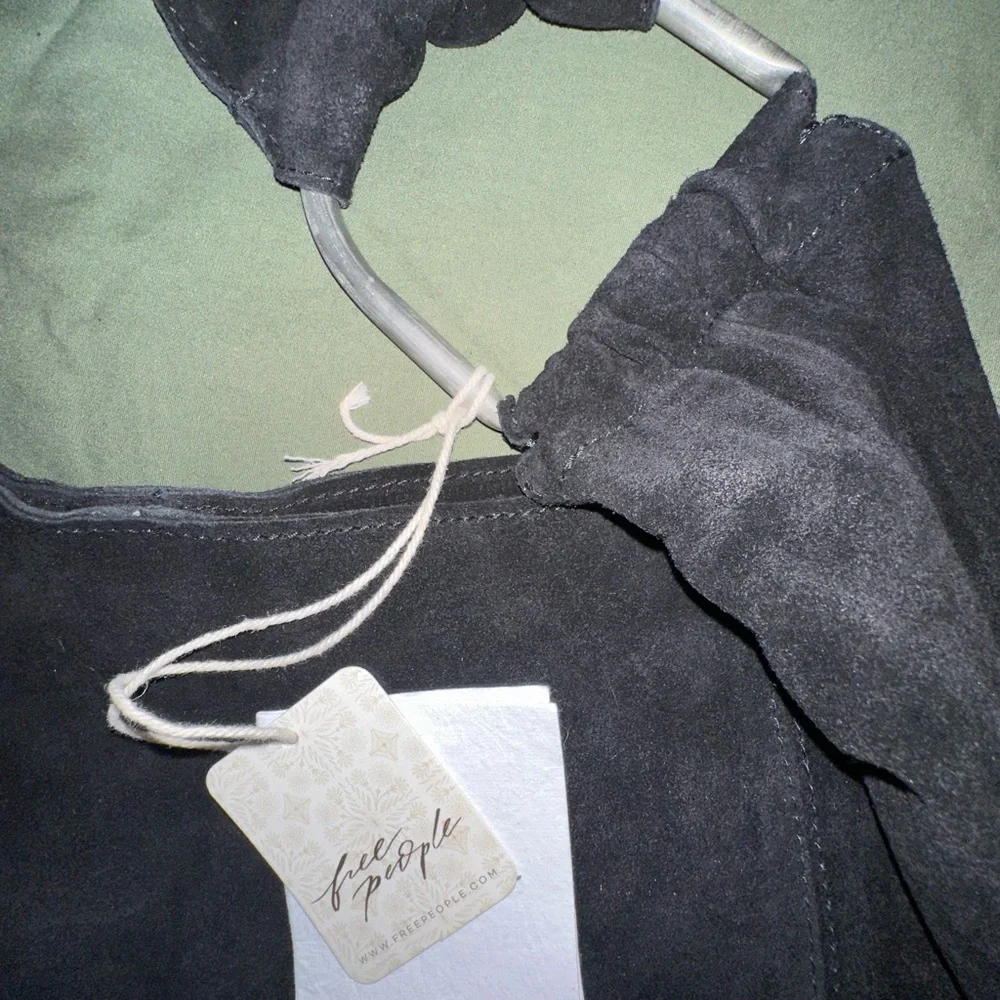 Free People Black Suede Women's Bag - Picture 3 of 4